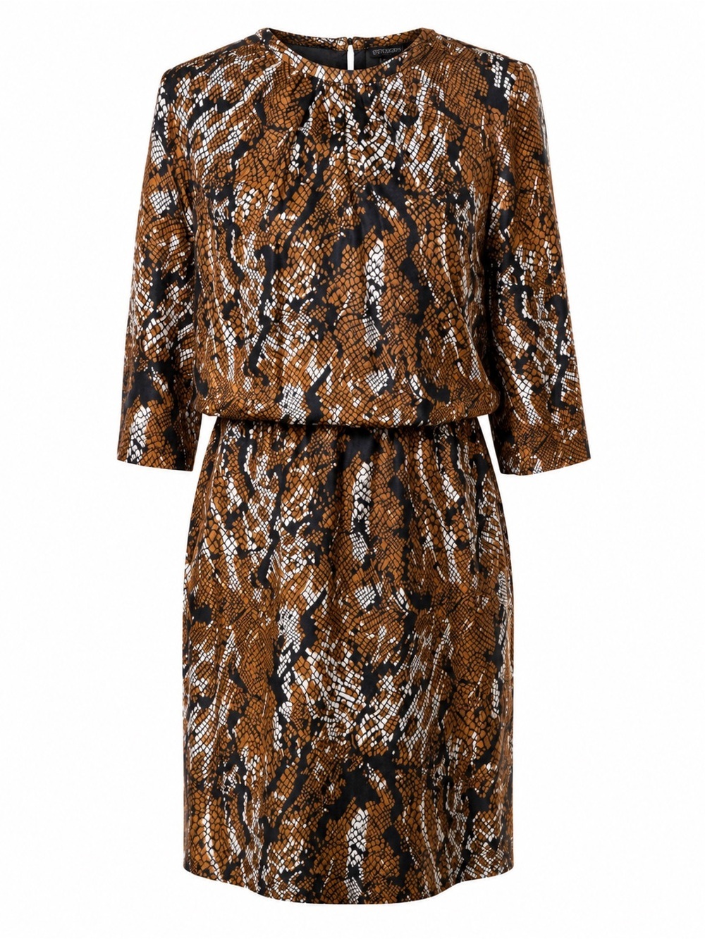 Etcetera Snake Print Dress Quiet Luxury Mob Wife Dark Academia Chic Size 4